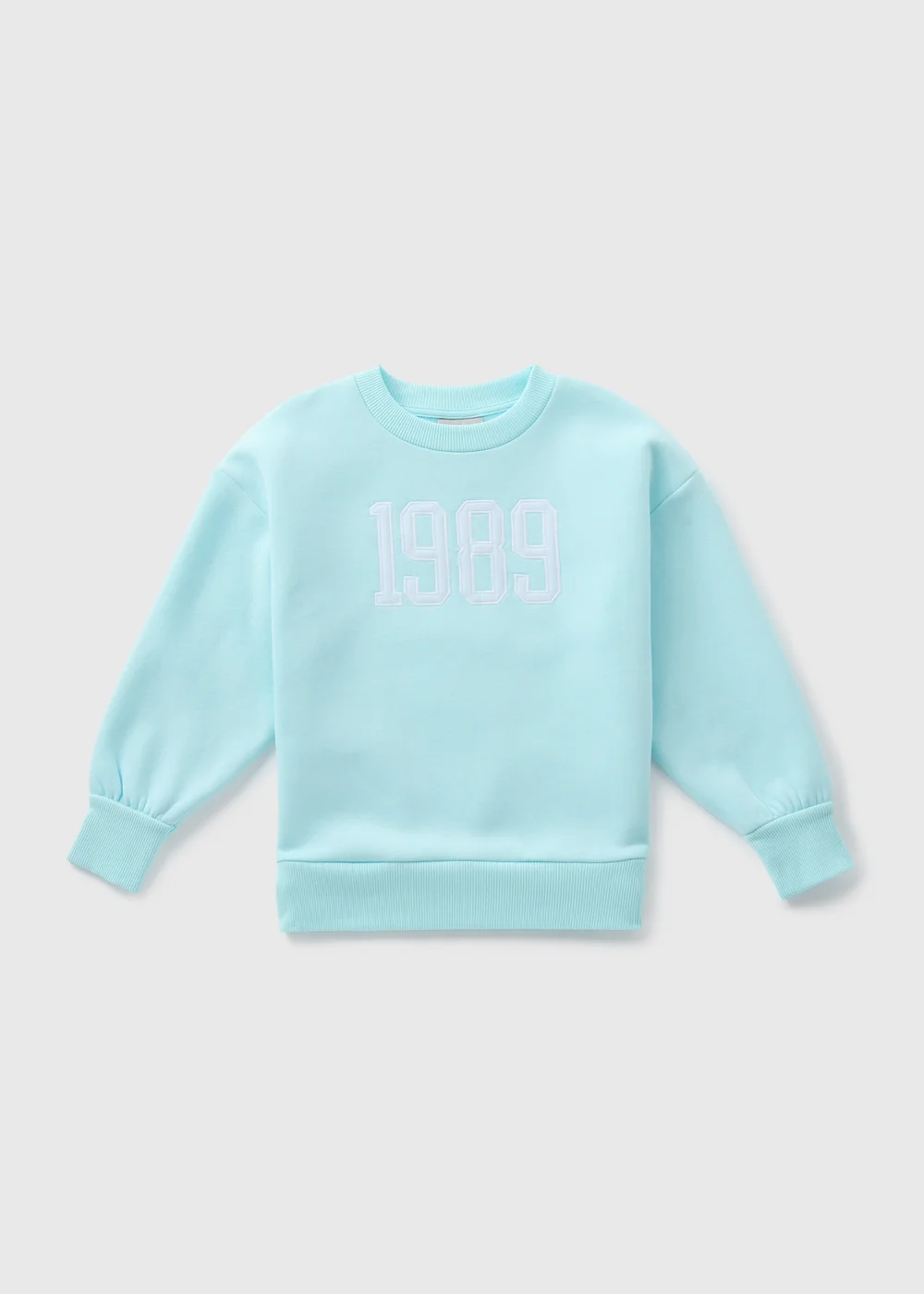 Girls Blue 1989 Sweatshirt (7-15yrs) - 7 Yrs Image 1