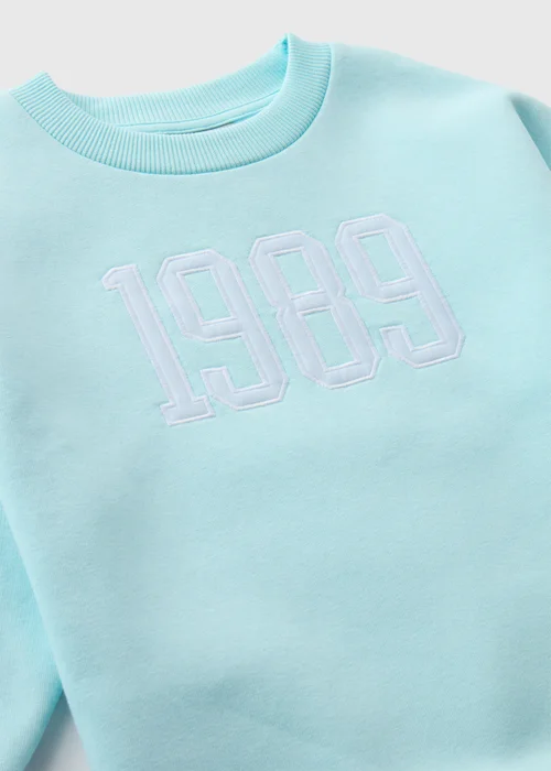Girls Blue 1989 Sweatshirt (7-15yrs) - 7 Yrs Image 2