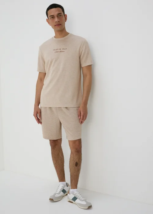 Stone Jacquard Pin Dot T-Shirt - S Image 4