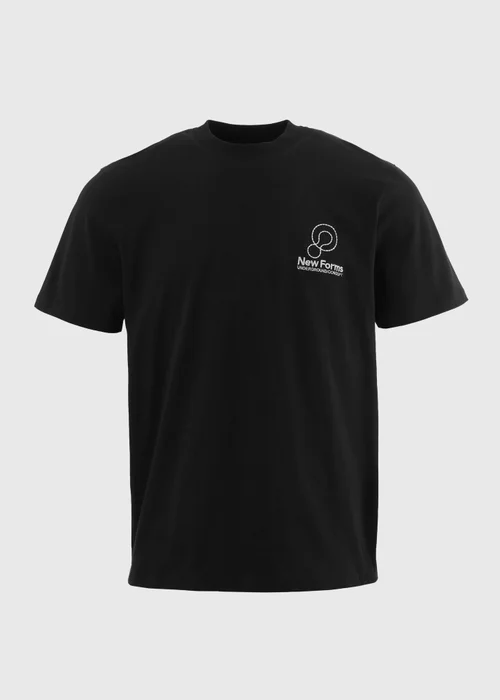 Black New Forms Applique T-Shirt - S Image 5