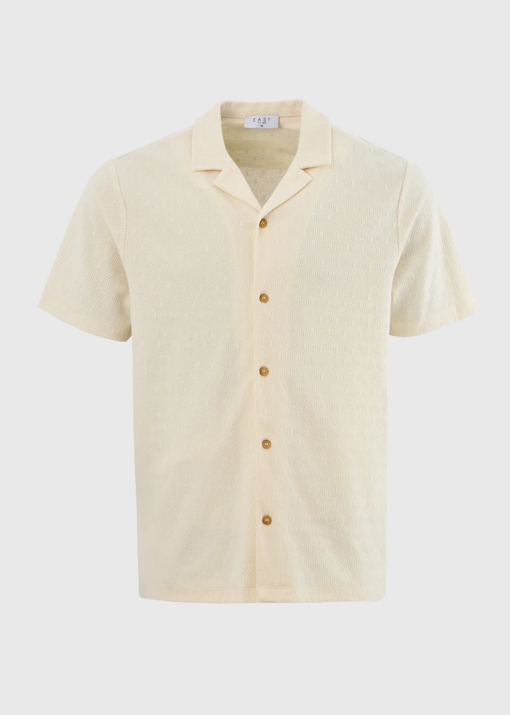 Ecru Crochet Textured Shirt - S Image 5