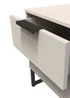 Ready Assembled Milano 2 Drawer Bedside Cabinet - One Size Image 4