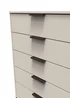 Ready Assembled Milano 5 Drawer Chest - One Size Image 3