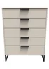 Ready Assembled Milano 5 Drawer Chest - One Size Image 1