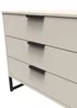 Ready Assembled Milano 3 Drawer Chest - One Size Image 3