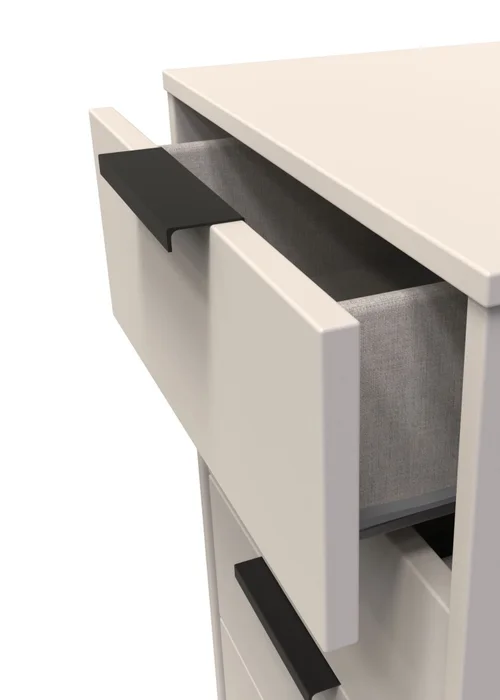 Ready Assembled Milano 5 Drawer Tallboy - One Size Image 4