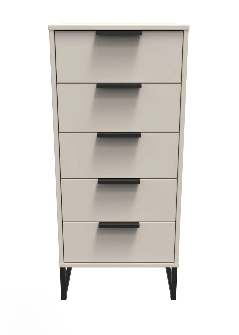 Ready Assembled Milano 5 Drawer Tallboy - One Size Image 1