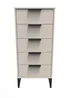Ready Assembled Milano 5 Drawer Tallboy - One Size Image 1