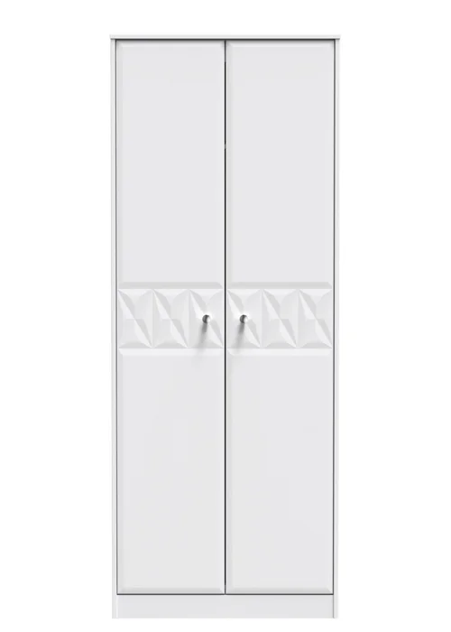 Ready Assembled Toronto Tall Plain Robe - One Size Image 1