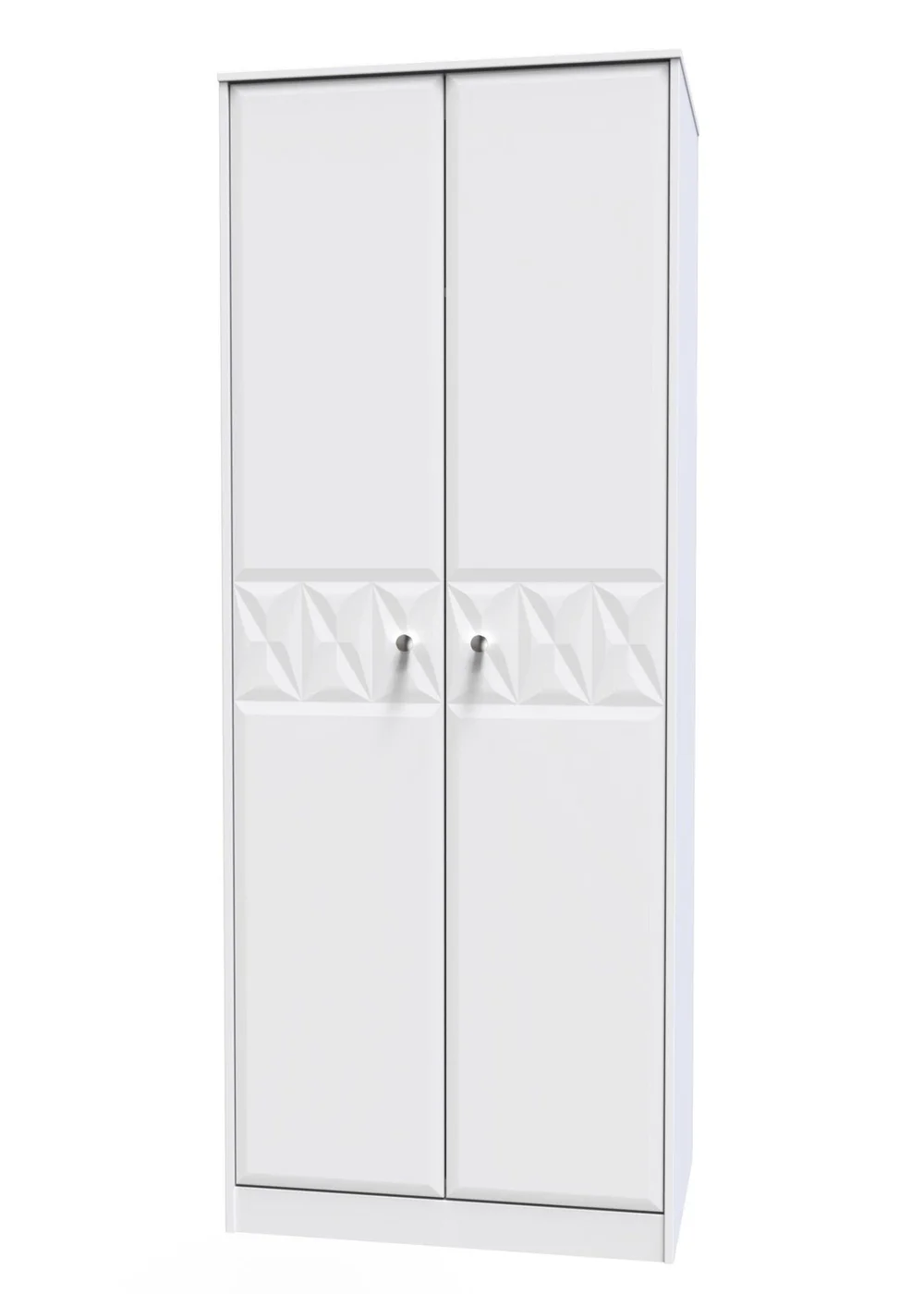 Ready Assembled Toronto Tall Plain Robe - One Size Image 2