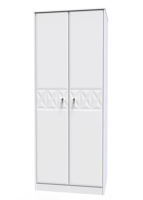 Ready Assembled Toronto Tall Plain Robe - One Size Image 2