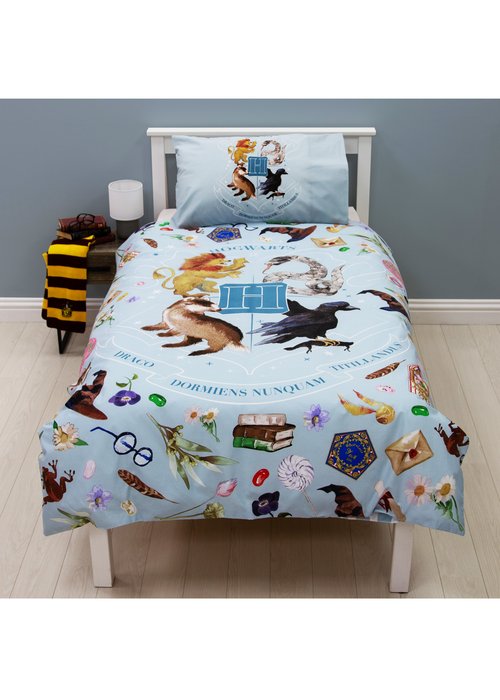 Harry Potter Painted Single Panel Duvet - Single Image 1