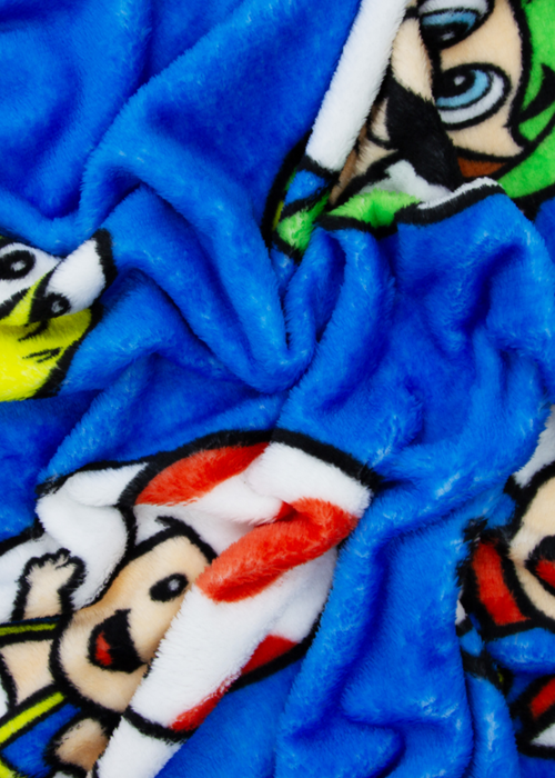 Super Mario Circles Rotary Fleece Blanket - No Size Image 3