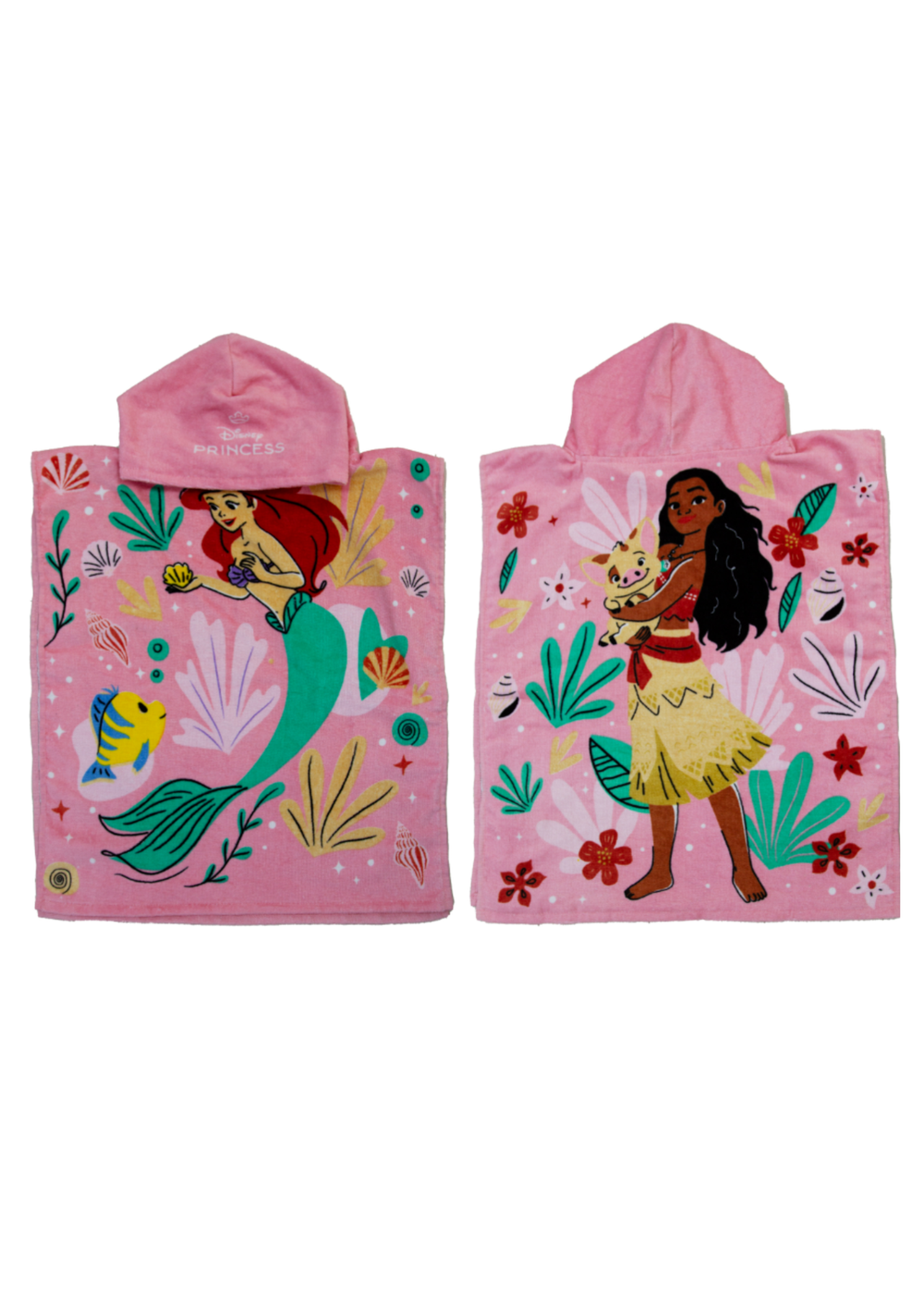 Disney Princess Princess Duo Poncho - One Size Image 1