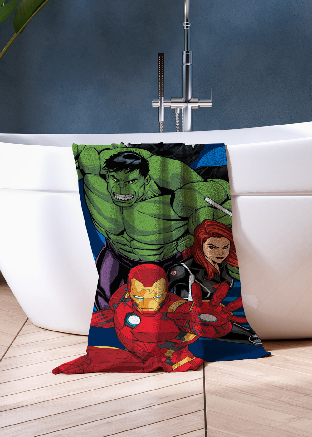 Disney Marvel Avengers AA Hero Launch Towel - One Size Image 3