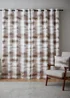 Catherine Lansfield Ombre Texture Thermal Eyelet Curtains - 46W X 54D (117x137cm) Image 2