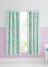 Catherine Lansfield Kids Dinosaur Friends Reversible Curtains - 66W X 72D (168x183cm) Image 2