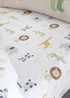 Catherine Lansfield Kids Roarsome Animals Fitted Sheet - Junior Image 1
