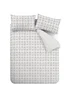 Catherine Lansfield Tufted Print Geo Reversible Duvet Cover Set - Single Image 5