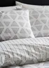 Catherine Lansfield Tufted Print Geo Reversible Duvet Cover Set - Single Image 4