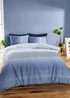 Catherine Lansfield Graded Stripe Reversible Duvet Cover Set - Single Image 1