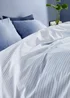 Catherine Lansfield Graded Stripe Reversible Duvet Cover Set - Single Image 3