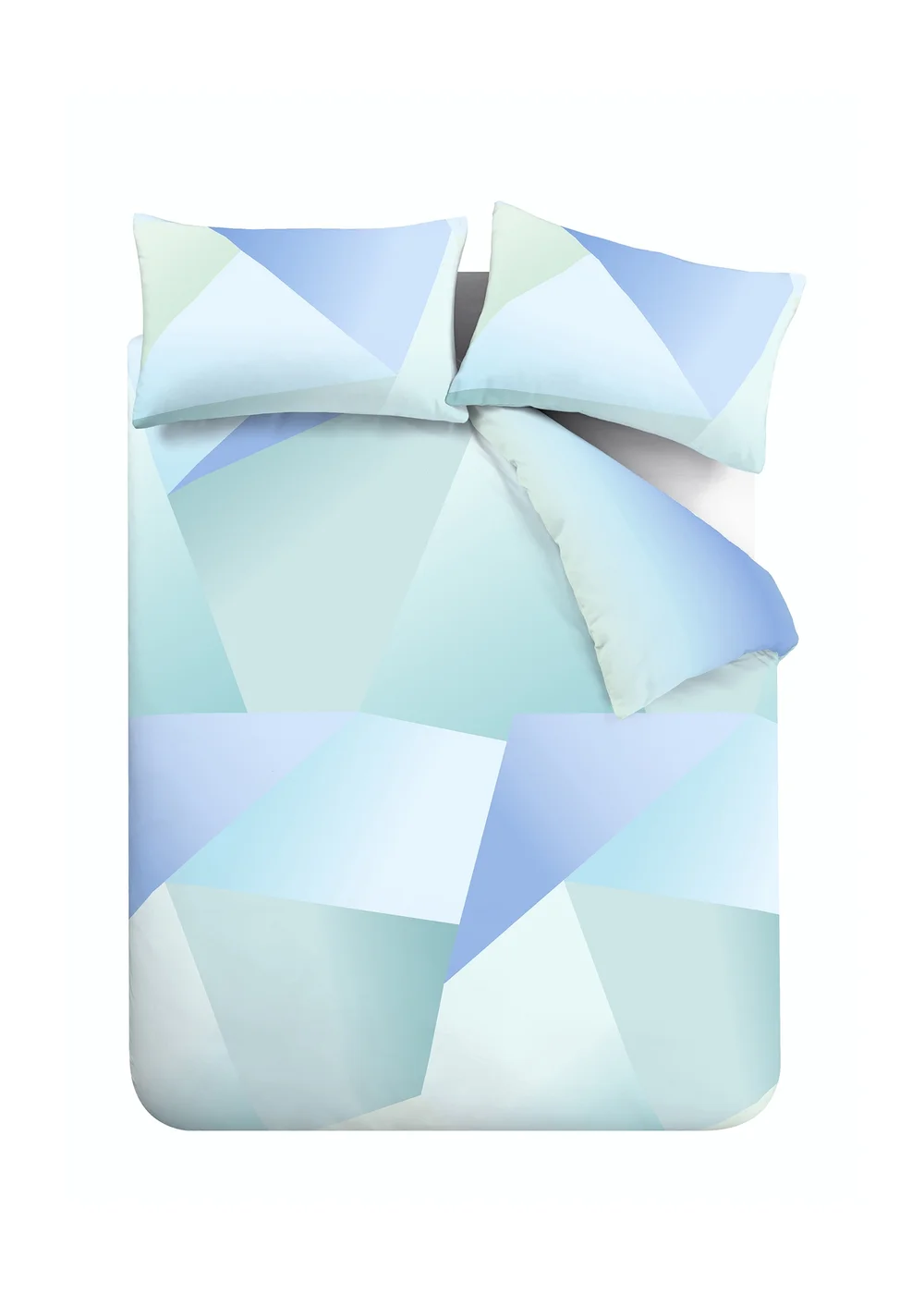 Catherine Lansfield Ombre Larsson Geo Reversible Duvet Cover Set - Single Image 5