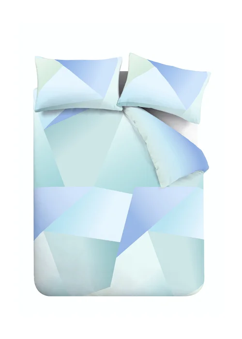Catherine Lansfield Ombre Larsson Geo Reversible Duvet Cover Set - Single Image 5