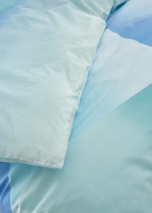Catherine Lansfield Ombre Larsson Geo Reversible Duvet Cover Set - Single Image 4