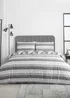 Catherine Lansfield Kamari Stripe Reversible Duvet Cover Set - Single Image 2