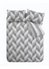 Catherine Lansfield Kamari Stripe Reversible Duvet Cover Set - Single Image 5