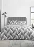 Catherine Lansfield Kamari Stripe Reversible Duvet Cover Set - Single Image 1
