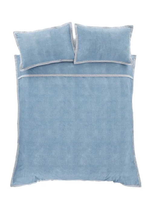 Catherine Lansfield Oslo Textured Trim Duvet Cover Set - Single Image 5