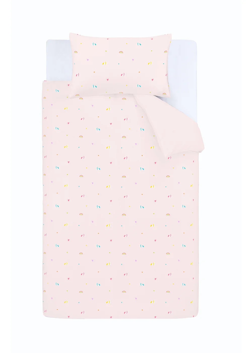 Catherine Lansfield Embroidered Unicorn Duvet Cover Set - Single Image 5