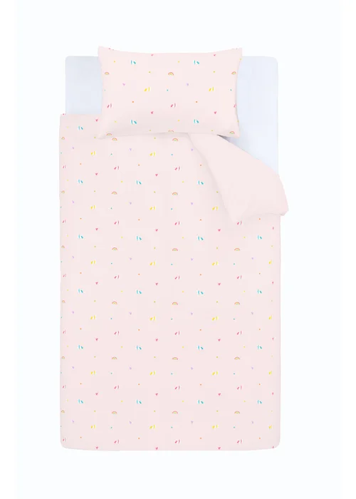 Catherine Lansfield Embroidered Unicorn Duvet Cover Set - Single Image 5