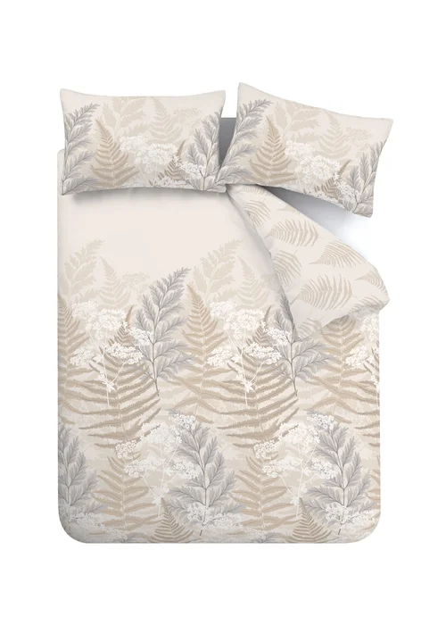 Catherine Lansfield Floral Foliage Reversible Duvet Cover Set - Single Image 5