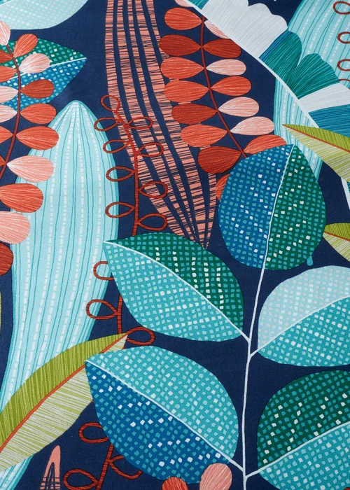 Catherine Lansfield Botanical Leaves Reversible Duvet Cover Set - Single Image 4