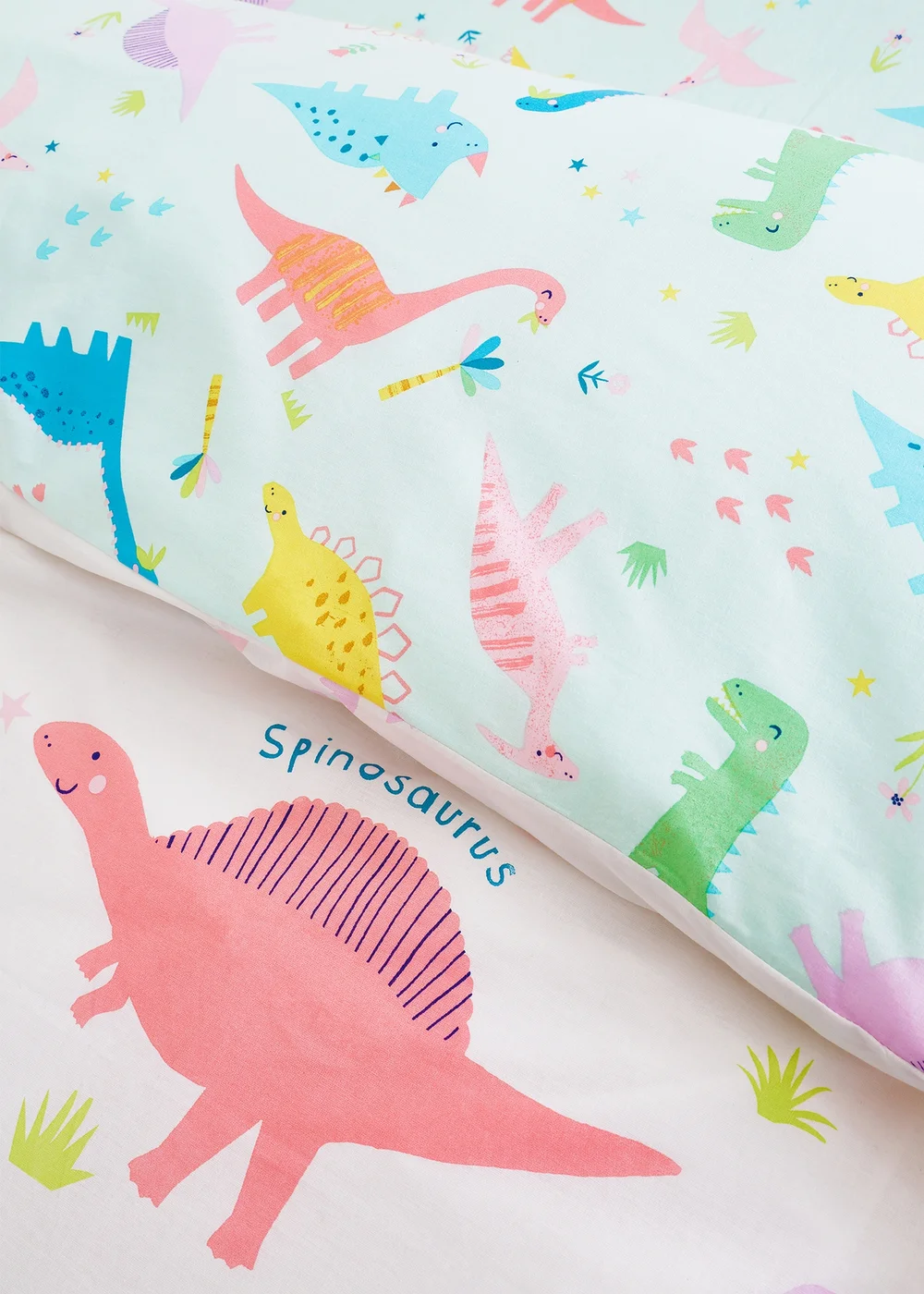 Catherine Lansfield Dinosaur Friends Reversible Duvet Cover - Junior Image 4