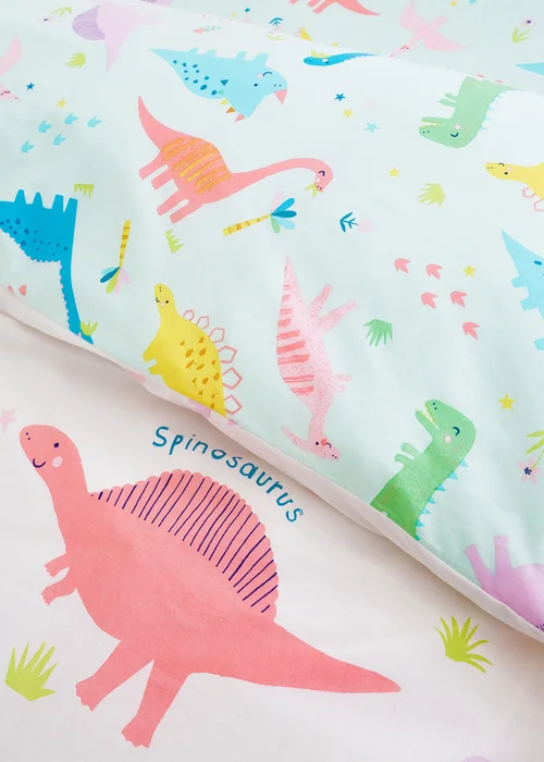 Catherine Lansfield Dinosaur Friends Reversible Duvet Cover - Junior Image 4