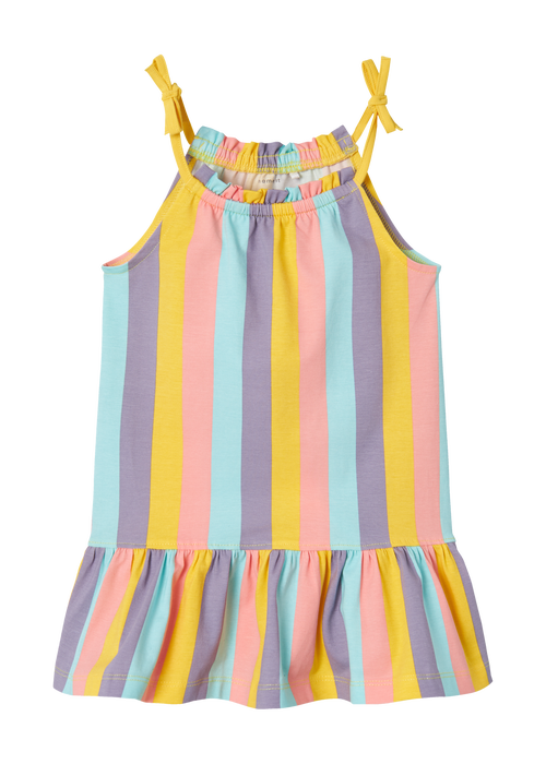 Name It Girls Multicoloured Box Strap Dress (9mths-5yrs) - 9-12 months Image 4