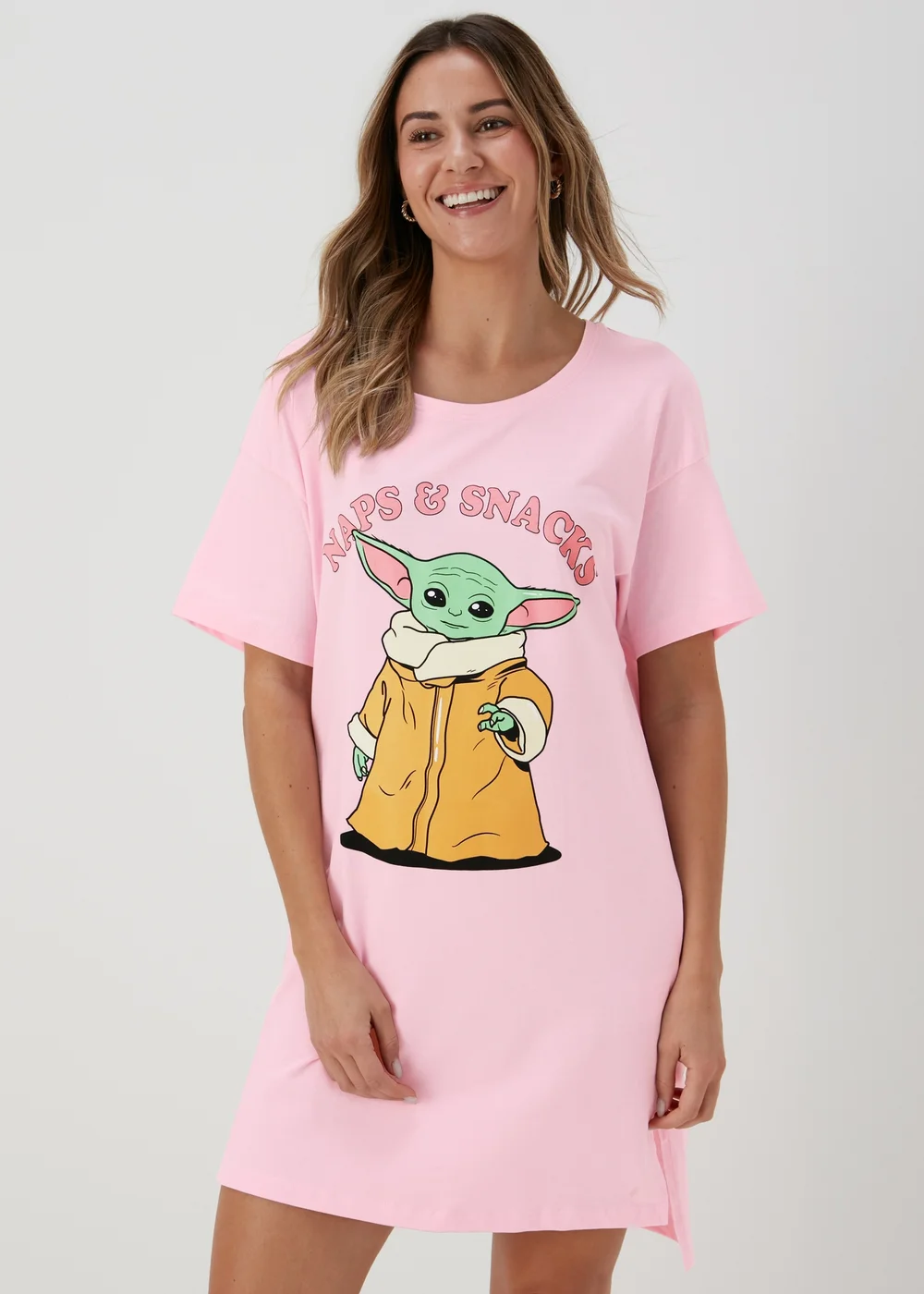 Pink Grogu Sleep Nightie - Small Image 1