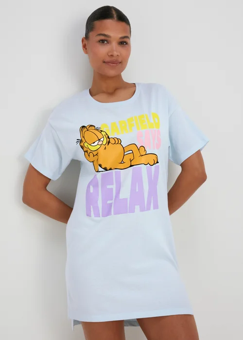 Garfield Blue Nightie - Small Image 1