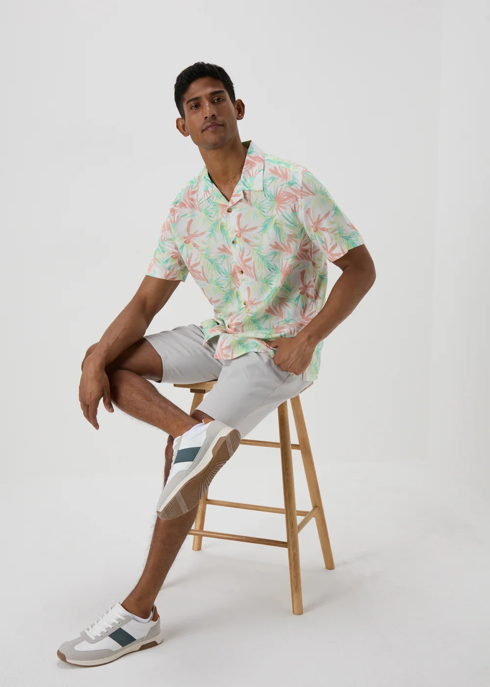 Multicoloured Printed Shirt - S Image 1