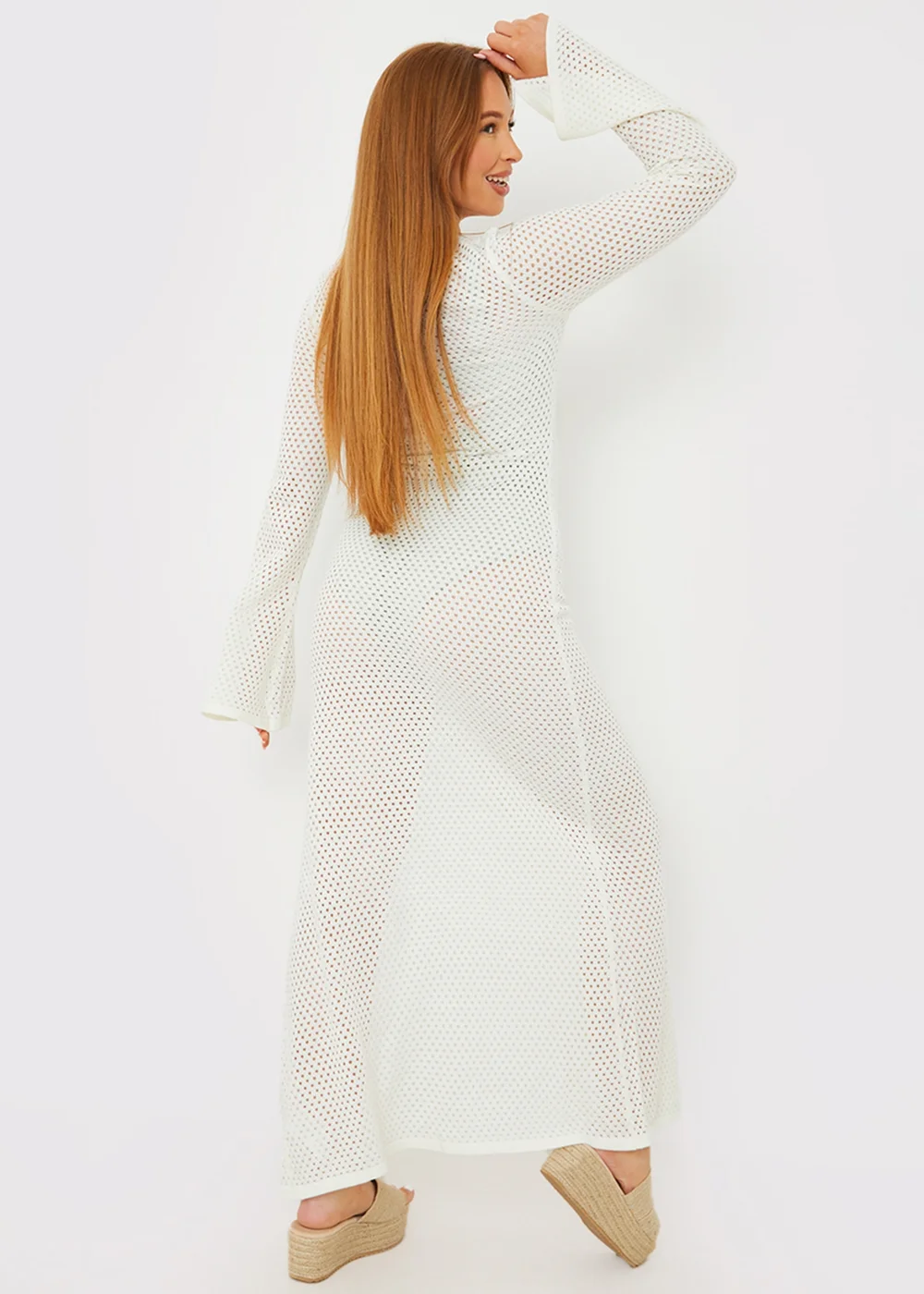 In The Style Stone Crochet Maxi Dress - 8 Image 3