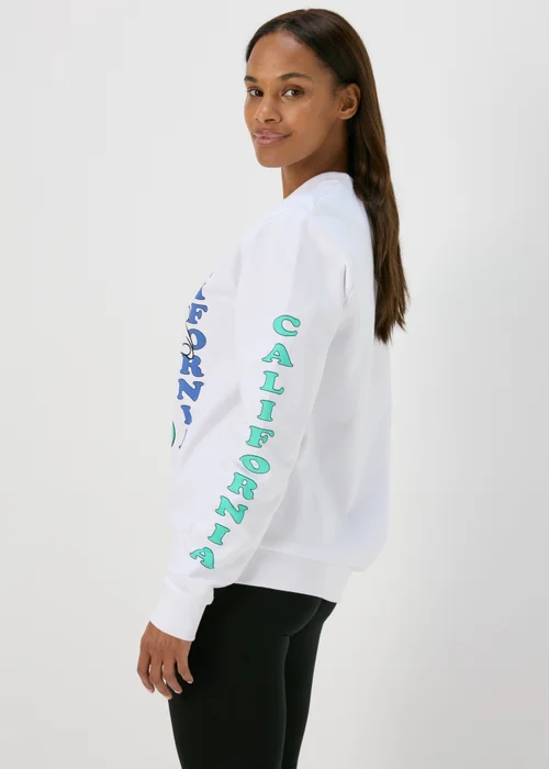Disney White Retro Mickey Sweatshirt - S Image 2