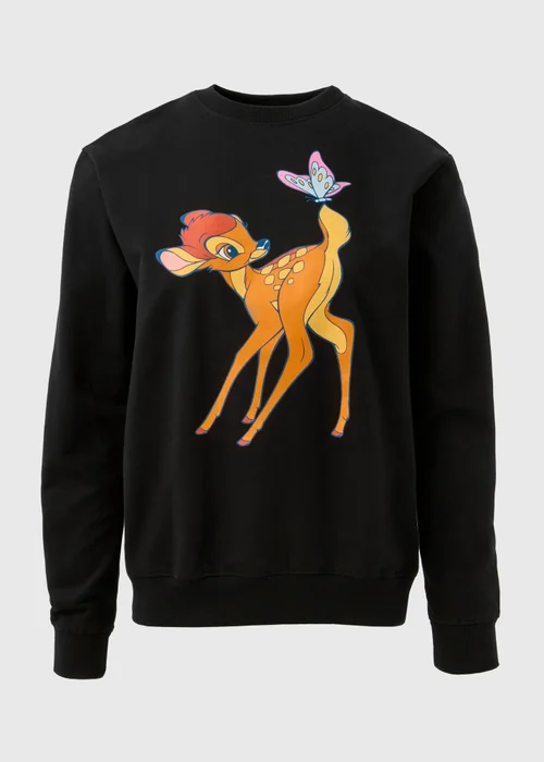 Bambi Black Sweatshirt - Small Image 5