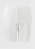 White Textured Shorts - S Image 5