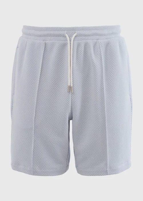 Light Blue Textured Shorts - S Image 5