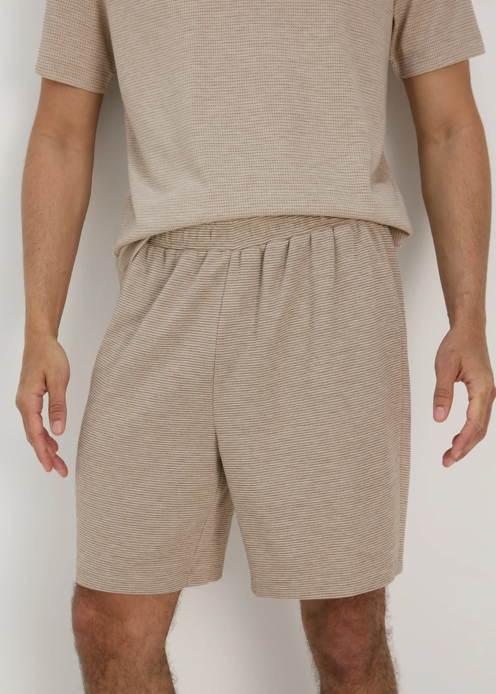 Stone Jacquard Pin Dot Shorts - S Image 3