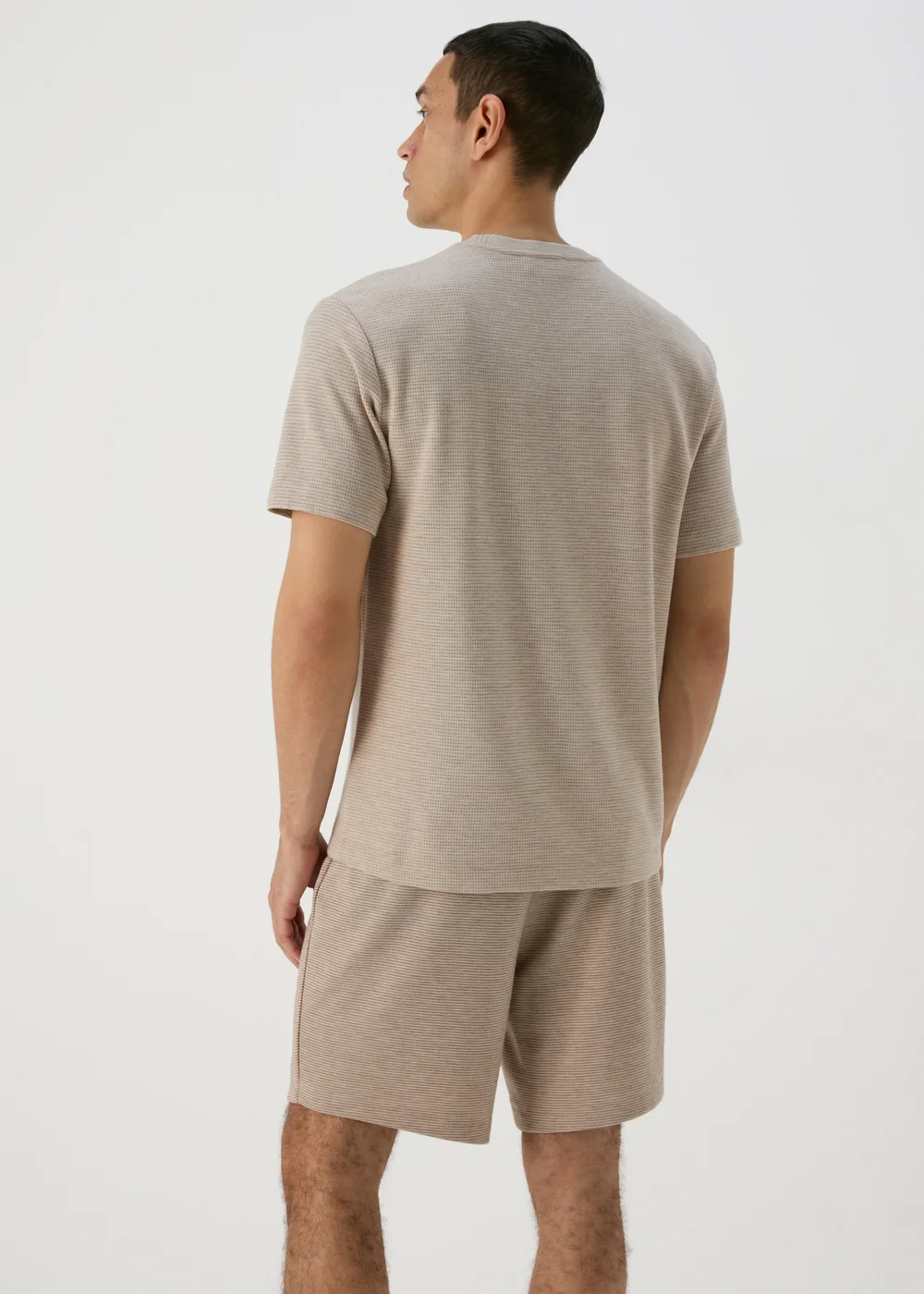 Stone Jacquard Pin Dot Shorts - S Image 2